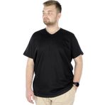 Mode XL 20032 Siyah V Yaka Erkek T-Shirt