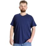 Mode XL 20150 İndigo V Yaka Erkek T-shirt