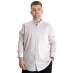 Mode XL 20351 Gri Klasik Likralı Erkek Gömlek