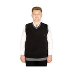 Mode XL 20547 Vanize Selanik Siyah Erkek Süveter