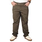 Mode XL 21003 Haki 5 Cep Keten Erkek Pantolon