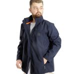 Mode XL 21232 Basic Waterproof Lacivert Erkek Mont