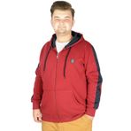 Mode XL 21503 Bordo Erkek Sweatshirt
