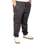 Mode XL 21911 Valencia Antrasit Keten Kargo Erkek Jogger Pantolon