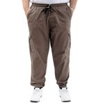 Mode XL 21911 Valencia Toprak Keten Kargo Erkek Jogger Pantolon