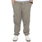 Mode XL 21927 Bej Doğa Gabardin Kargo Jogger Erkek Pantolon