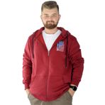 Mode XL 22536 Bordo Erkek Sweatshirt
