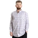 Mode XL 23300 Karamel Ekose Uzun Kollu Erkek Gömlek