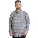 Mode XL 23300 Mor Ekose Uzun Kollu Erkek Gömlek