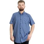 Mode XL 23301 Çağla Ekose Kısa Kollu Erkek Gömlek