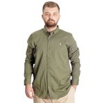 Mode XL 23303 Haki Uzun Kol Tom Oxford Erkek Gömlek