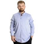 Mode XL 23303 Mavi Uzun Kol Tom Oxford Erkek Gömlek