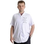 Mode XL 23306 Hustle Beyaz Gabardin Erkek Gömlek
