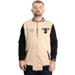 Mode XL 23631 Bej Kolej Baskılı Erkek Ceket