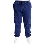 Mode XL 23919 Chief Blue Lacivert Lastikli Erkek Kot Pantolon