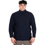 Mode XL 24212 Lacivert Balıkçı Yaka Erkek Kazak