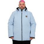 Mode XL 25708 Mavi Kapüşonlu Kapitone Erkek Mont
