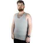 Mode XL 6340 Gri Melanj Bisiklet Yaka Erkek Atlet