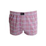Mode XL Büyük Beden Erkek Boxer Desenli Poplin 6348 Siyah-Kırmızı SIYAH 5XL