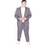 Mode Xl Büyük Beden Erkek Takım Elbise Zara Tintin Basic 24020 Koyu Gri - 4 Drop - 64