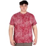 Mode XL U20037 Bordo Bisiklet Yaka Erkek T-shirt