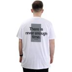 Mode XL U24036 Beyaz Bisiklet Yaka Baskılı Erkek T-shirt