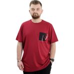 Mode XL U24044 Refill Bordo Erkek T-shirt