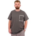 Mode XL U24051 Number Haki Erkek T-shirt