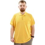 Mode XL U24326 Hardal Erkek T-shirt