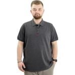 Mode XL U24328 Antrasit Klasik Polo Yaka Erkek T-shirt