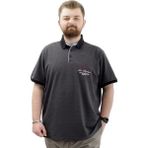 Mode XL U24331 Los Angeles Antrasit Erkek T-shirt