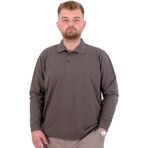 Mode XL U24340 Polo Yaka Haki Erkek Sweatshirt