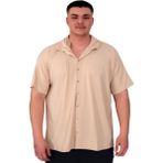 Mode XL U24382 Bej Apas Yaka Erkek Gömlek