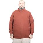 Mode XL U24442 Kiremit Dik Yaka Cepli Erkek Hırka