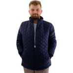 Mode XL U24611 Lacivert Dik Yaka Ribanalı Kol Erkek Mont