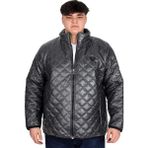 Mode XL U24615 Dik Yaka Kapitone Antrasit Erkek Mont