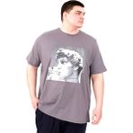 Mode XL U25027 Statue Füme Bisiklet Yaka Erkek T-shirt