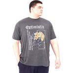 Mode XL U25028 Optimistic Antrasit Bisiklet Yaka Erkek T-shirt