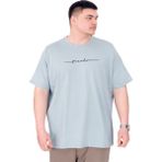 Mode XL U25033 Mavi Bisiklet Yaka Erkek T-shirt