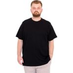 Mode XL U25035 Siyah Bisiklet Yaka Erkek T-shirt