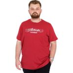 Mode XL U25038 Originals Bordo Bisiklet Yaka Erkek T-shirt