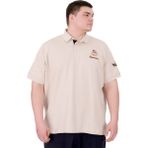 Mode XL U25305 Bej Pike Polo Yaka Erkek T-shirt