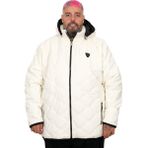 Mode XL U25701 Kapitone Kapüşonlu Ekru Erkek Mont