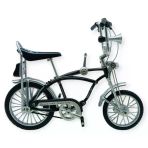 Model Araçlar -1:8 Metal Retro Pinokyo Bisiklet - Die -Cast 17 cm - Siyah