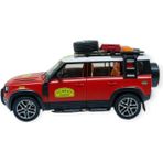 Model Araçlar - Metal Sesli Off-Road Araba 22 cm - Kırmızı (Lisinya)