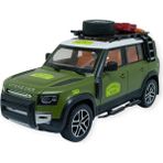Model Araçlar - Metal Sesli Off-Road Araba 22 cm - Yeşil (Lisinya)