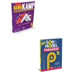 Model Eğitim 5.sınıf Son Model Paragraf + Banko Kamp Yarıyıl Tatil Kitabı Seti(2 Kitap)