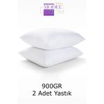 MODELHOME 2 Adet Boncuk Silikon Yastık (900 gram ) Antialerjik (50x70 Cm )