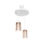 Modelight Aksel 2'li Bal Optik Camlı Avize