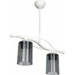 Modelight Alba Füme 2'li Optik Camlı Avize